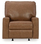 Bolsena Caramel Leather Rocker Recliner (Online Special Price) - Ornate Home