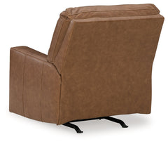 Bolsena Caramel Leather Rocker Recliner - Ornate Home