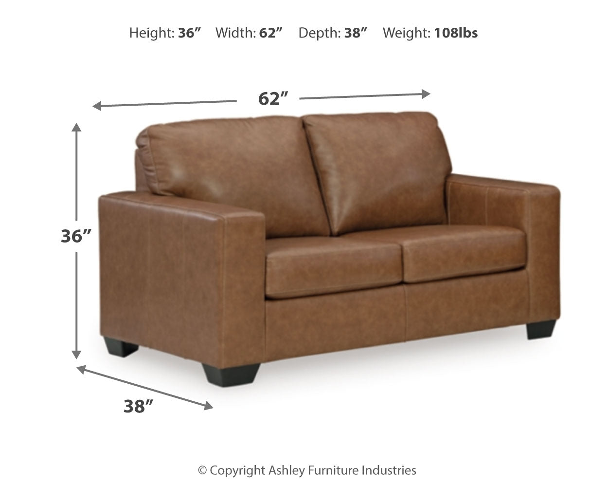 Bolsena Caramel Sofa, Loveseat and Recliner (Online Special Price) - Ornate Home