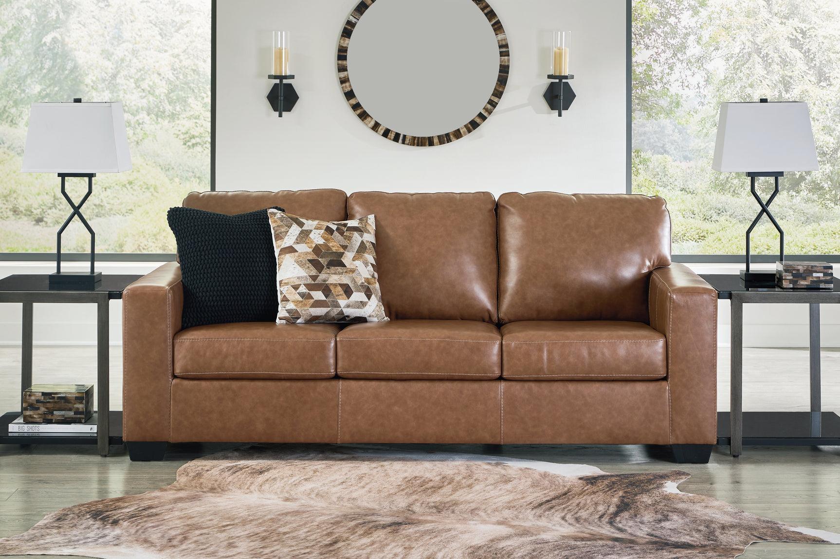 Bolsena Caramel Sofa, Loveseat and Recliner (Online Special Price) - Ornate Home