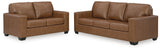 Bolsena Caramel Sofa and Loveseat (Online Special Price) - Ornate Home