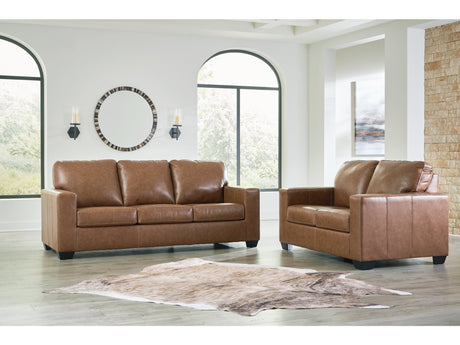 Bolsena Caramel Sofa and Loveseat - Ornate Home