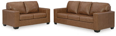 Bolsena Caramel Sofa and Loveseat - Ornate Home