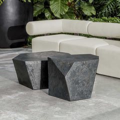 Bolster Back White Armless Outdoor Sofa - Ornate Home