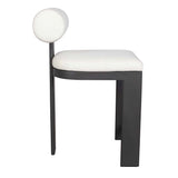 Bolster Back White Outdoor Counter Stool - Ornate Home