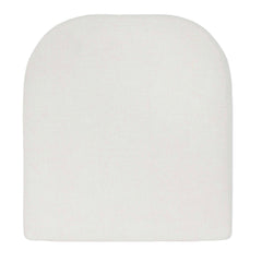 Bolster Back White Outdoor Counter Stool - Ornate Home