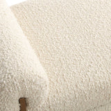 Bolster Pearl White Bench - Ornate Home