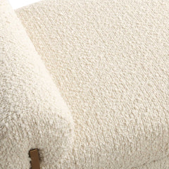 Bolster Pearl White Bench - Ornate Home