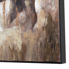 Bolting Bison Brown/Tan Canvas - Ornate Home