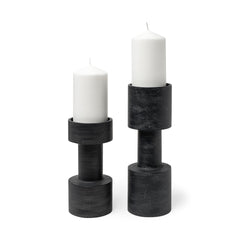 Bolton Black Metal Table Candle Holders - Ornate Home