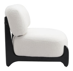 Bombo White Accent Chair - Ornate Home