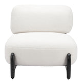 Bombo White Accent Chair - Ornate Home