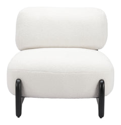 Bombo White Accent Chair - Ornate Home