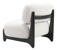 Bombo White Accent Chair - Ornate Home