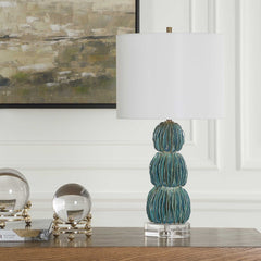 Bonaire Teal Blue Table Lamp - Ornate Home