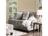 Bonaventura Gray/Pattern Loveseat - Ornate Home