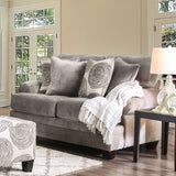 Bonaventura Gray/Pattern Sofa & Loveseat - Ornate Home