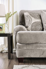 Bonaventura Gray/Pattern Sofa & Loveseat - Ornate Home