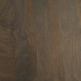 Bondi Dark Brown 42" Wood with Paper Rope Shelf Square Coffee Table - Ornate Home