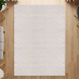 Royce Bone Jute-Look Area Rug | Minimalist Modern Style