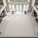 Woolen Bone Jute-Look Area Rug | Bright & Washable