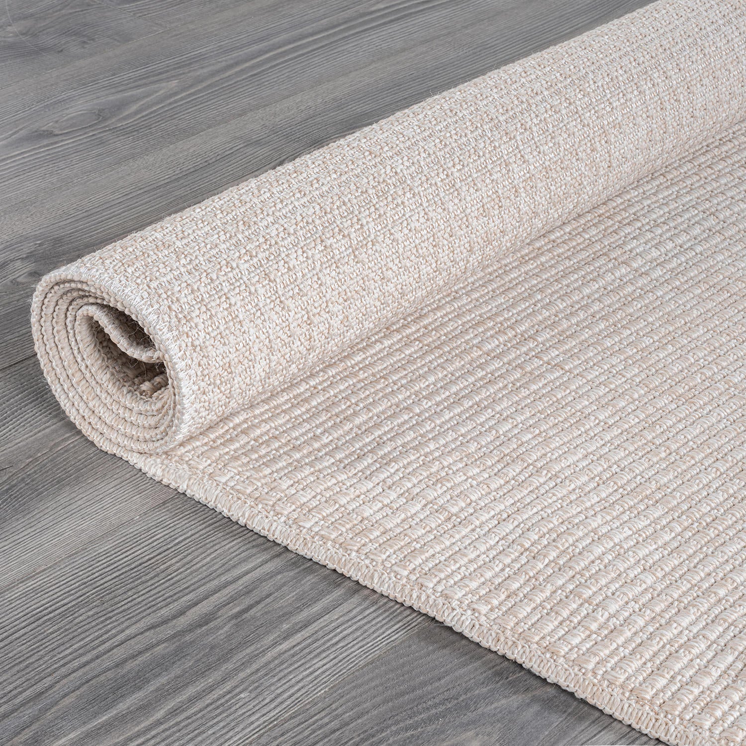 Royce Bone Jute-Look Area Rug | Minimalist Modern Style