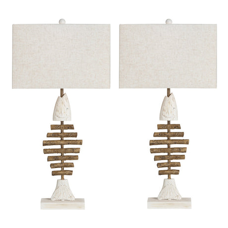 Bones White/Neutral Table Lamp - Ornate Home