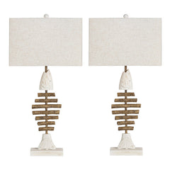 Bones White/Neutral Table Lamp (Set of 2) - Ornate Home