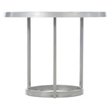 Bonfield Black Enamel/Nickel Cocktail Table - Ornate Home