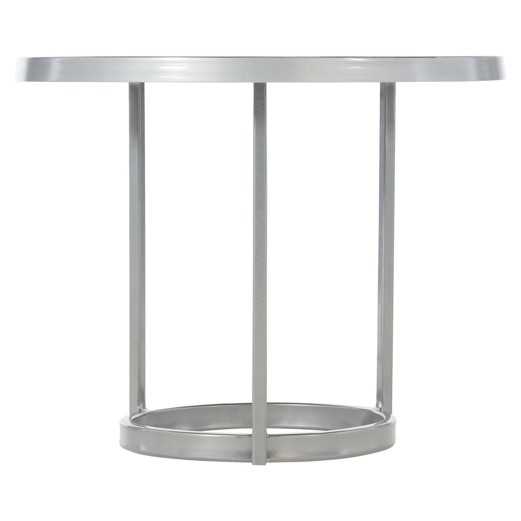 Bonfield Black Enamel/Nickel Cocktail Table - Ornate Home