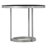 Bonfield Black Enamel/Nickel Cocktail Table - Ornate Home