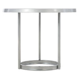 Bonfield Black Enamel/Nickel Cocktail Table - Ornate Home
