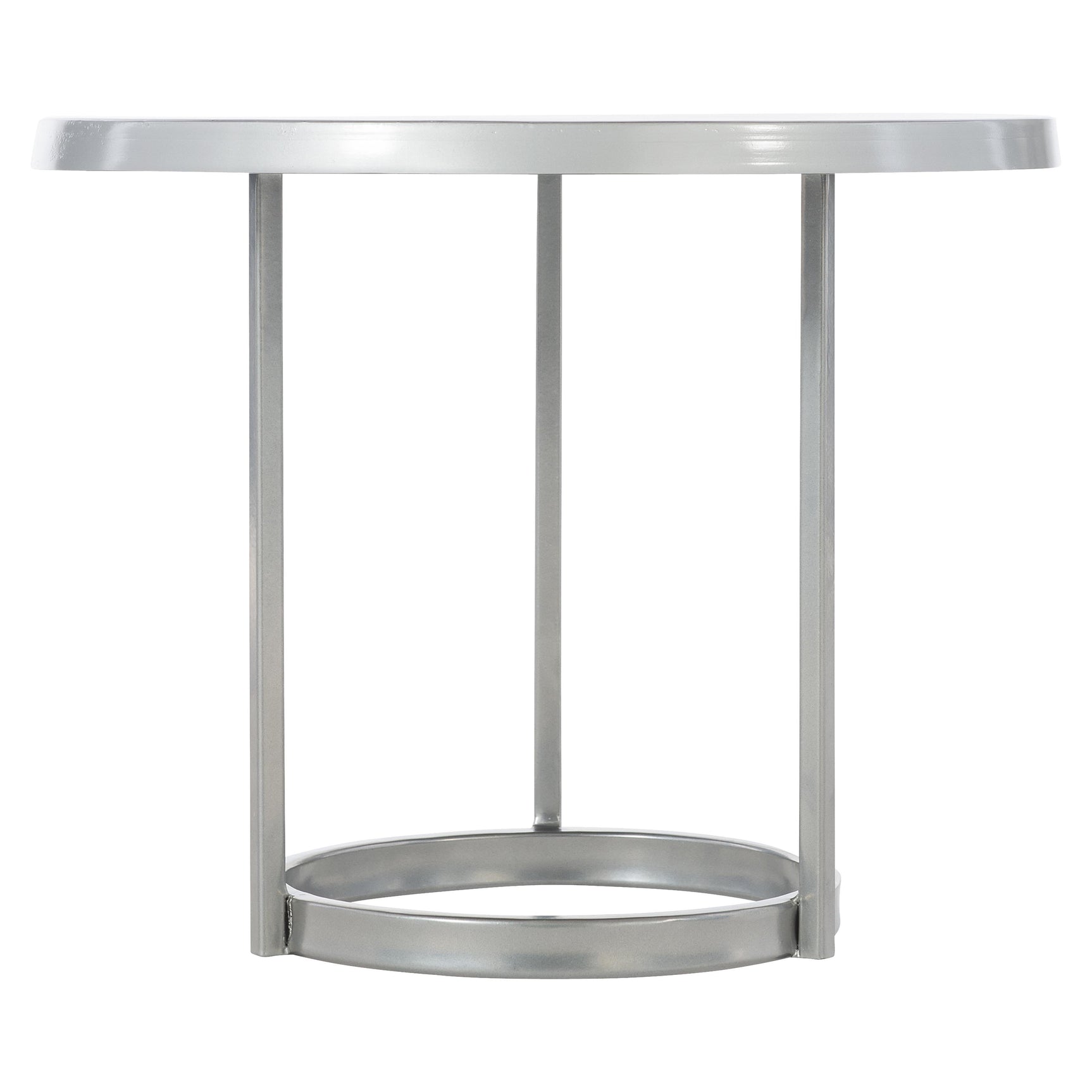 Bonfield Black Enamel/Nickel Cocktail Table - Ornate Home