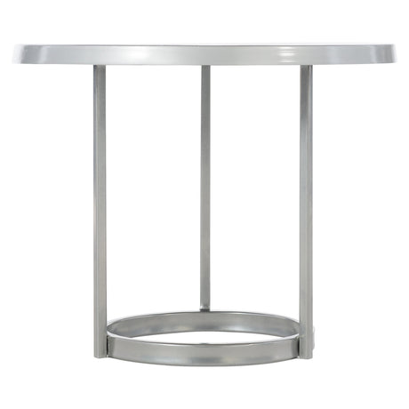 Bonfield Black Enamel/Nickel Cocktail Table - Ornate Home