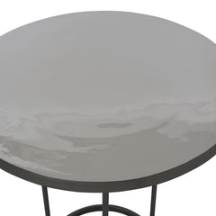 Bonfield Grey/Graphite Side Table - Ornate Home