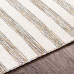 Bongaree Gray Striped Outdoor Carpet - Clearance - Ornate Home