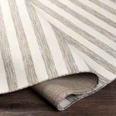 Bongaree Gray Striped Outdoor Carpet - Clearance - Ornate Home