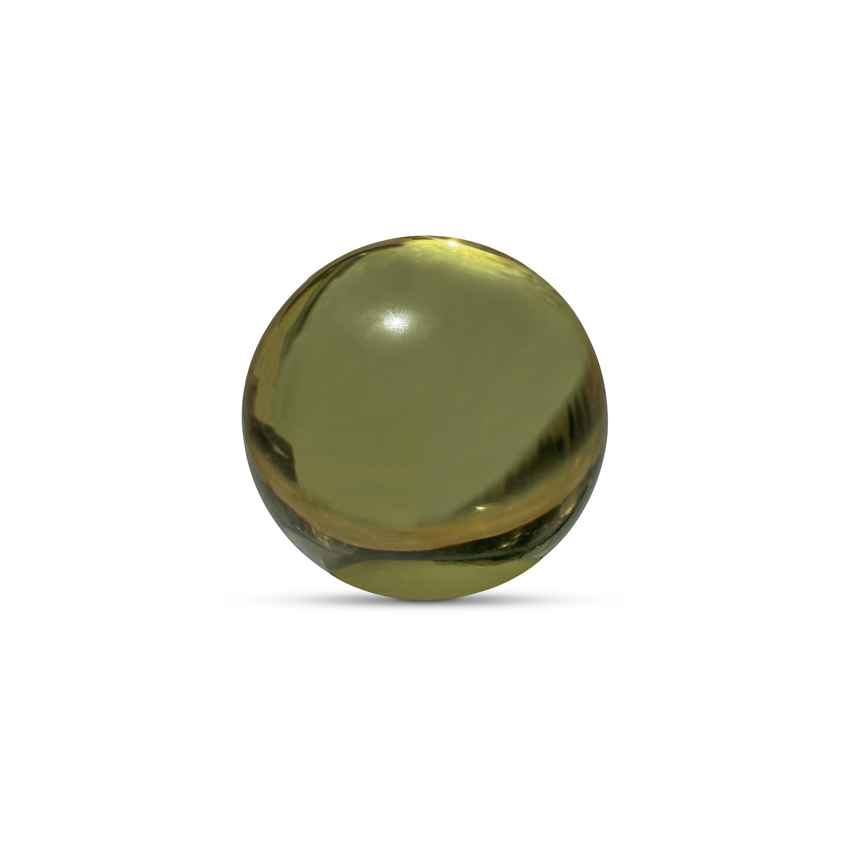 Bonn Olive Cast Glass Decorative Object - Ornate Home