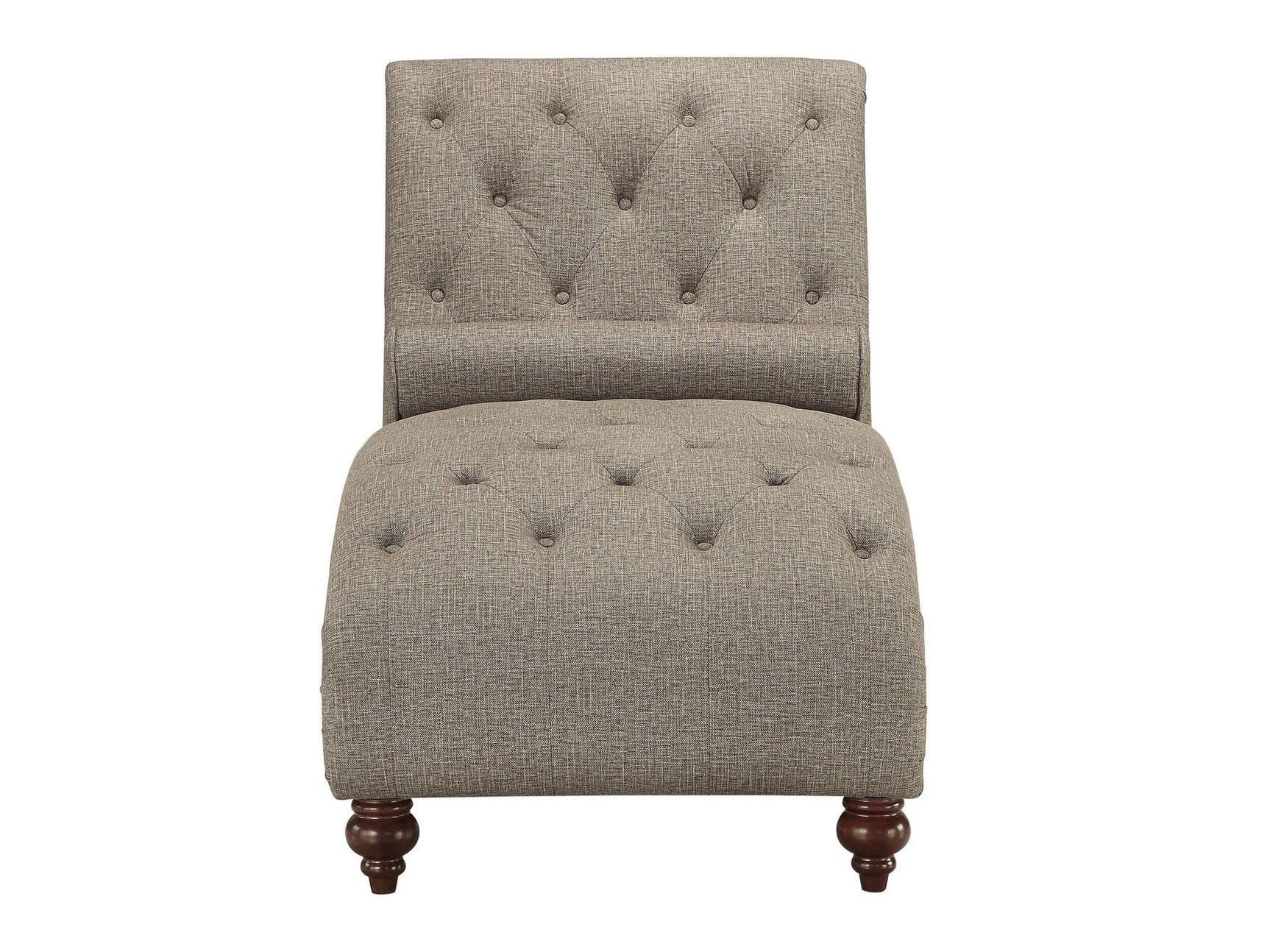 Bonne Brown Chaise - Ornate Home