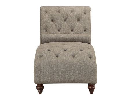 Bonne Brown Chaise - Ornate Home