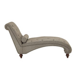 Bonne Brown Chaise - Ornate Home