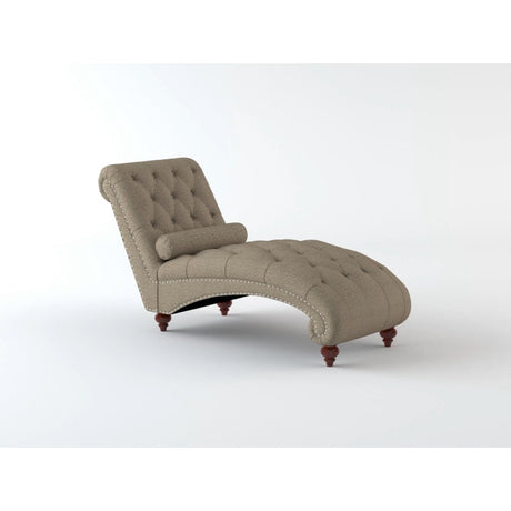 Bonne Brown Chaise - Ornate Home