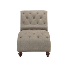 Bonne Exposed Wood Feet With Brown Chaise - Ornate Home