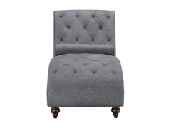 Bonne Gray Brown Chaise - Ornate Home