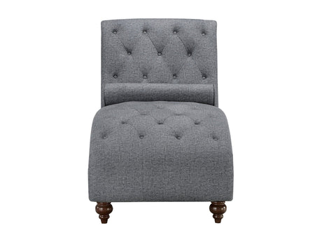 Bonne Gray Brown Chaise - Ornate Home