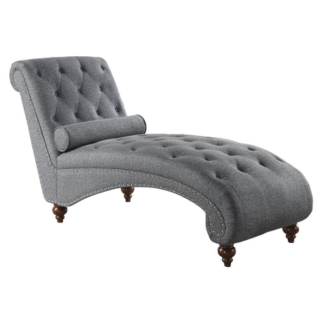Bonne Gray Brown Chaise - Ornate Home