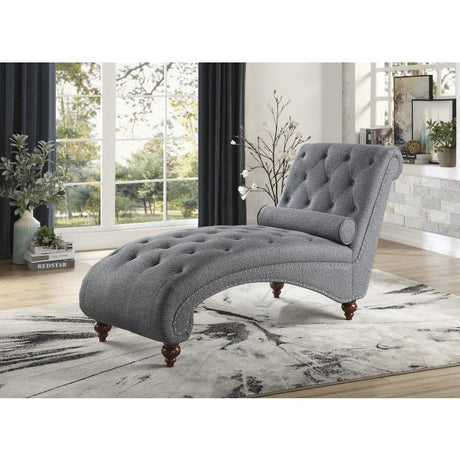 Bonne Gray Brown Chaise - Ornate Home