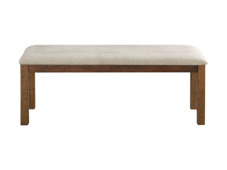 Bonner Beige/Brown Bench - Ornate Home