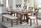 Bonner Beige/Brown Bench - Ornate Home