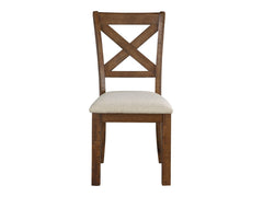 Bonner Brown/Beige Side Chair (Set of 2) - Ornate Home
